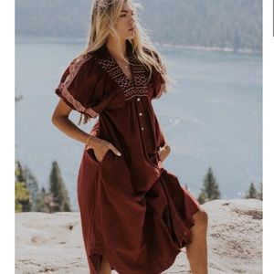 Free people Samantha shirt dress